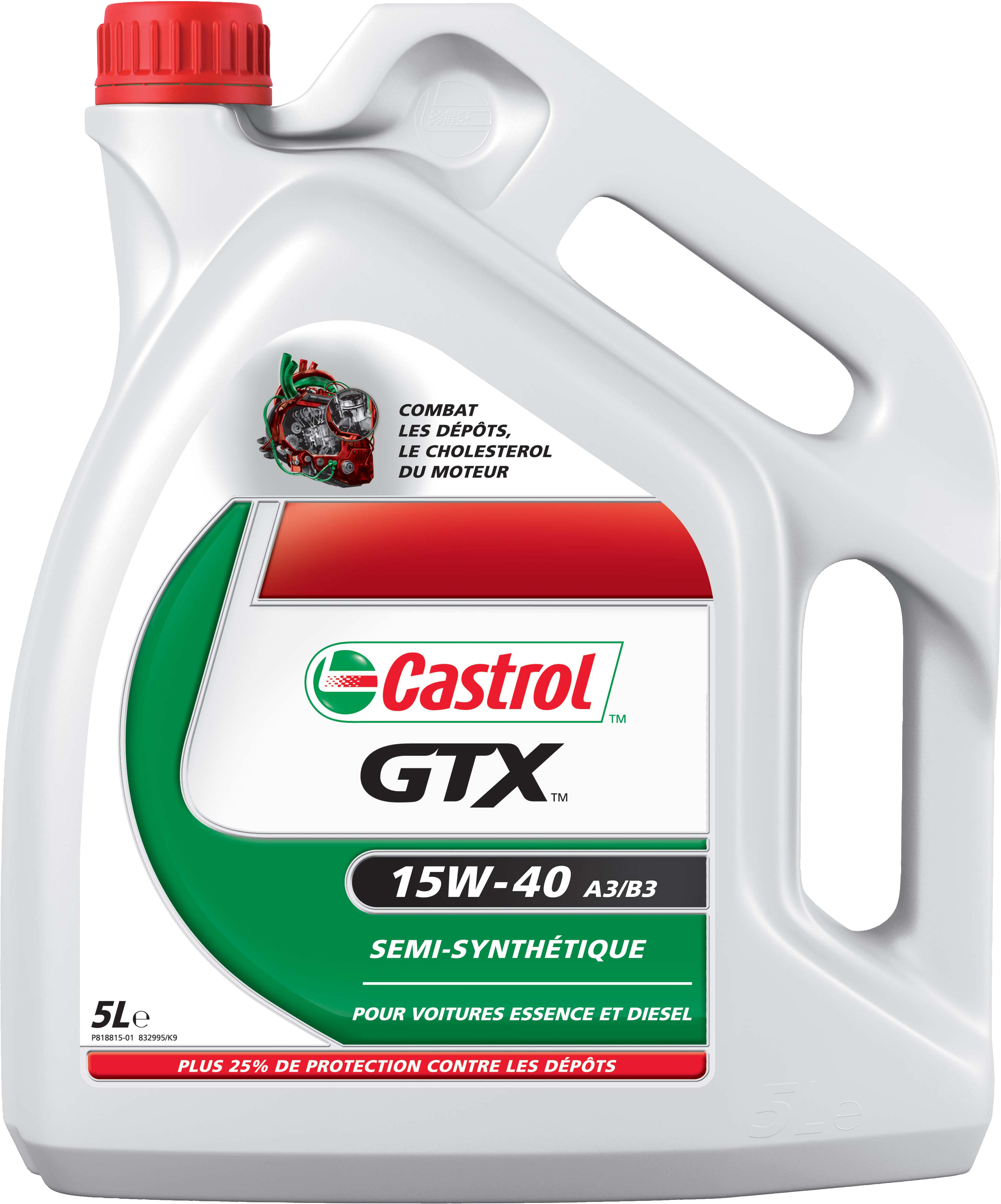 CASTROL GTX 15W 40 A3 B3 5L